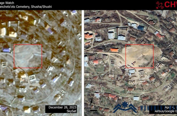 Ադրբեջանը ոչնչացրել է Շուշի քաղաքի Ղազանչեցոց գերեզմանոցը