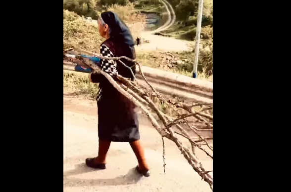 Կիրանց. Տատը, ցախը. ձեռից եկածնա անում ձիգ ու անտրտունջ (տեսանյութ)