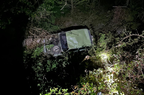 Վանաձոր-Ալավերդի ավտոճանապարհին «VAZ»-ը դուրս է եկել երթևեկելի հատվածից և գլորվել ձորը