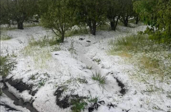 Սա ձյուն չէ, այլ կարկուտ. Գագիկ Սուրենյանը լուսանկար է հրապարակել