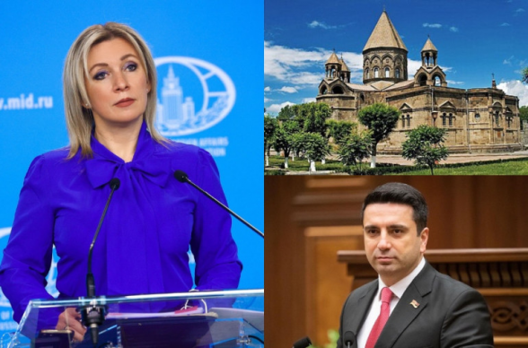 «Попавшие под влияние Запада политики сатанеют»: Захарова о словах Алена Симоняна про церковь