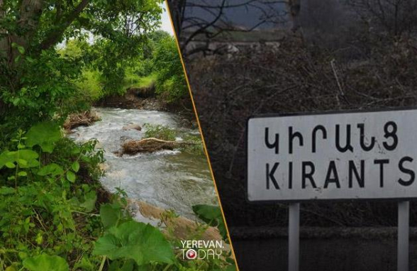 Սյուներից մեկը գետը քշել, տարել է