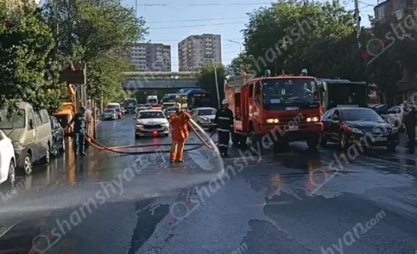 Սեբաստիա փողոցում բախվել են «Mercedes»-ը, «Subaru»-ն, «Chevrolet»-ն ու 2 «Opel»-ը