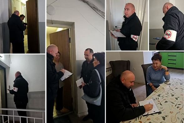 Сбор подписей в формате «от дома к дому» против подорожания транспорта и в поддержку проекта блока «Мать Армения» (видео)