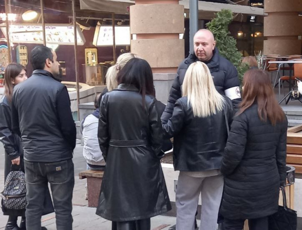 Акция информирования и сбор подписей в Кентроне против подорожания транспорта (видео)