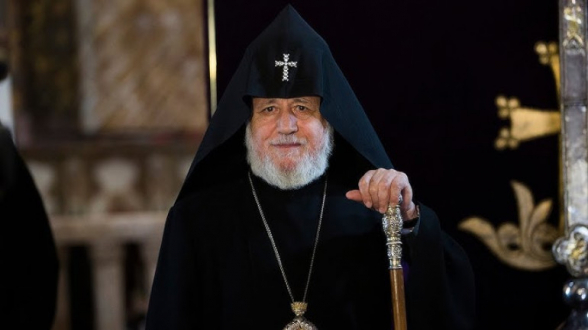 Католикос всех армян направил послание по случаю новогодних и рождественских праздников (видео)