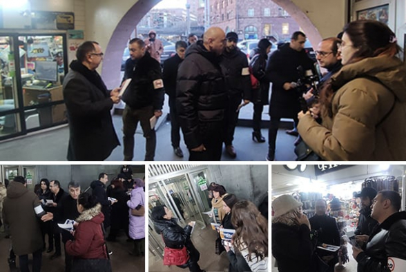 Акция против подорожания транспорта: Арабкир (видео)