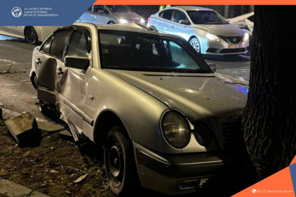 Բաղրամյան պողոտայում բախվել են «Volkswagen»-ը և «Mercedes-Benz»-ը․ կան տուժածներ