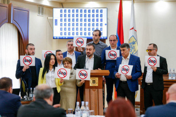 Внеочередное заседание Совета старейшин Еревана: «Мать Армения» бойкотирует голосование (видео)