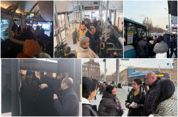 Бойкот продолжается: «Мать Армения» и граждане против подорожания транспорта (видео)