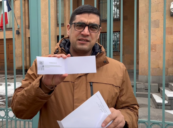 Ամոթագիր և ՔՊ անդամատոմս է Բորիս Մուրազին փոխանցել Ֆրանսիայի դեսպանին (տեսանյութ)