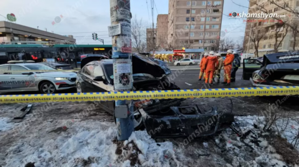 Երևանում բախվել են «BMW»-ն, «Chevrolet Volt»-ը, «Mercedes»-ն ու «Opel»-ը. կան վիրшվորներ