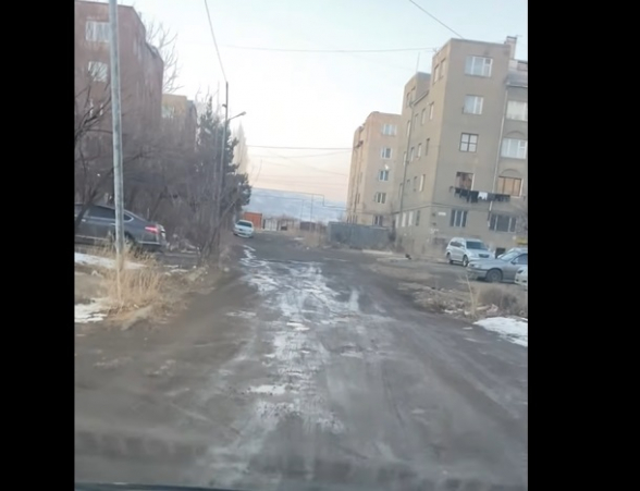 Գյումրու Անի (58) թաղամասի փողոցների վիճակն է (տեսանյութ)