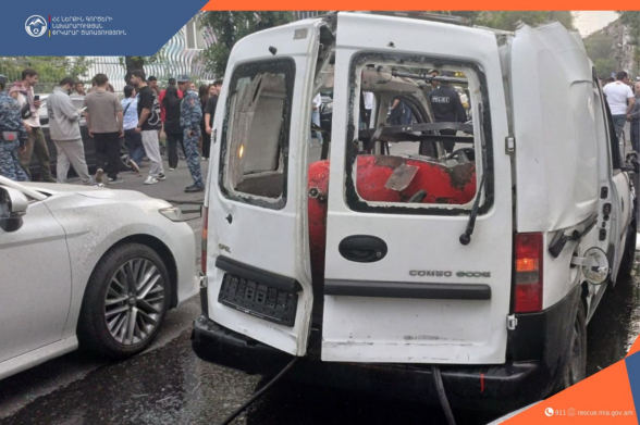 Սարյան փողոցում պայթյուն է տեղի ունեցել (տեսանյութ)