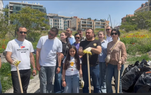 Фракция «Мать Армения» проводит санитарную уборку (видео)