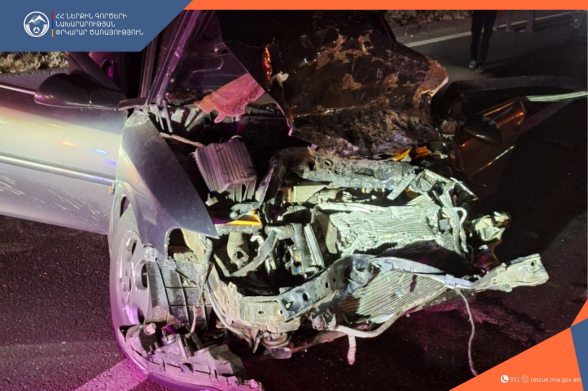 Վաղարշապատ-Երևան ճանապարհին բախվել են «Jeep»-ը և «Opel»-ը․ կա տուժած
