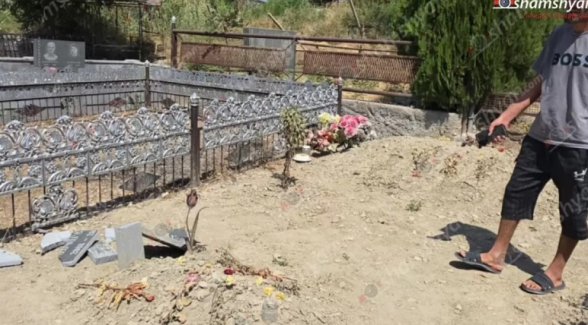 Արարատի մարզում 4-օրյա երեխայի շիրմաքարը կոտրել են