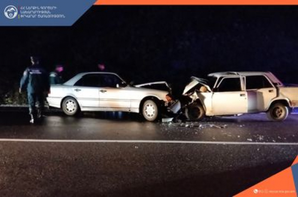 Վանաձոր-Ալավերդի ավտոճանապարհին բшխվել են «Mercedes Benz» և «Vaz» մակնիշների ավտոմեքենաները․ կան վիրшվորներ