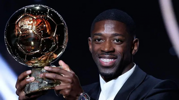 Обладателем «Золотого мяча» стал французский нападающий Усман Дембеле