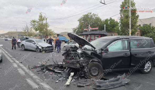 Երևանյան լճի մոտ բախվել են «Nissan Rogue»-ն, «Mazda»-ն, «Kia»-ն և «Opel»-ը. կան տուժածներ