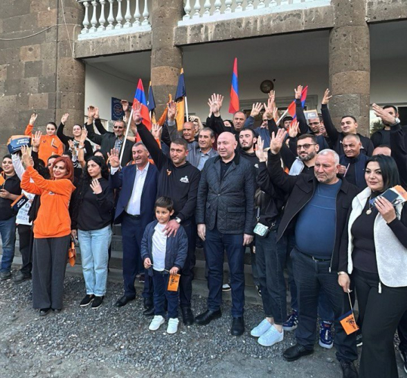 Предвыборная агиткампания партии «Мать Армения»: Цахкунк (видео, фото)