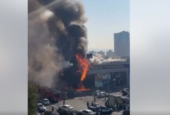 Հրդեհ՝ Կոմիտաս փողոցի Երևան Սիթիում