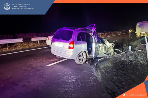 Երևան-Իջևան ավտոճանապարհին բախվել են ավտոմեքենաներ․ վարորդը մահացել է
