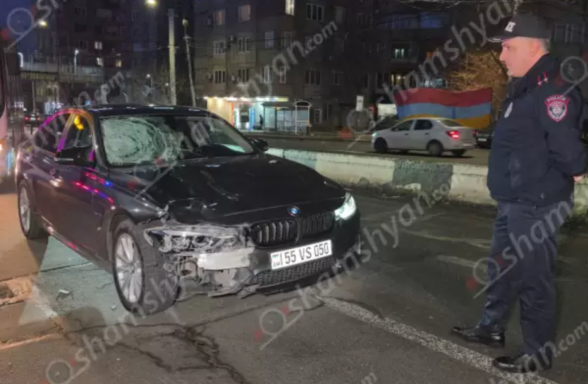 «BMW»-ն Արշակունյաց պողոտայում վրաերթի է ենթարկել փողոցն արգելված հատվածով անցնող հետիոտնին