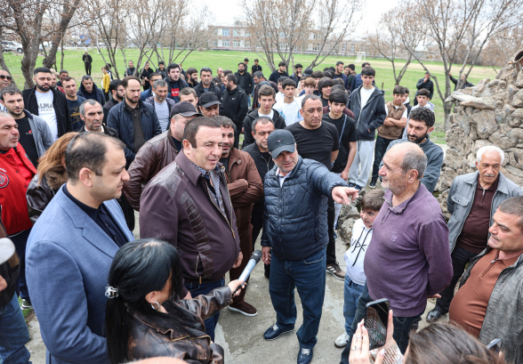 Արմավիրի մարզում Գագիկ Ծառուկյանի հանդիպումները շարունակվում են (տեսանյութ)