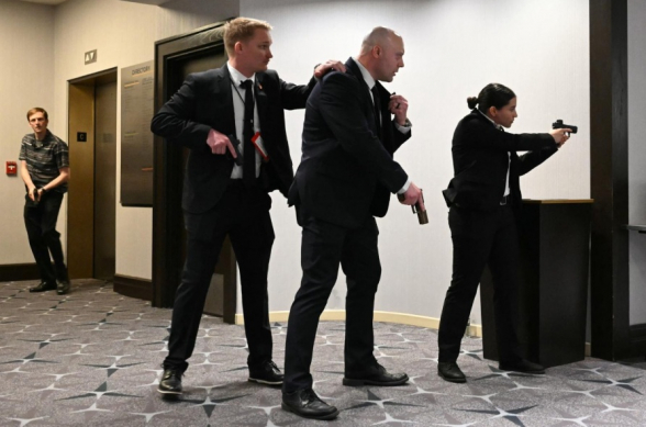 Տղամարդը կրակ է բացել հյուրանոցում, որտեղ Թրամփը ճաշում էր լրատվամիջոցների հետ (տեսանյութ)