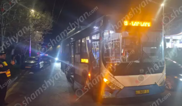 Երևանում բախվել են թիվ 23 երթուղու ավտոբուսն ու «Chevrolet»-ը